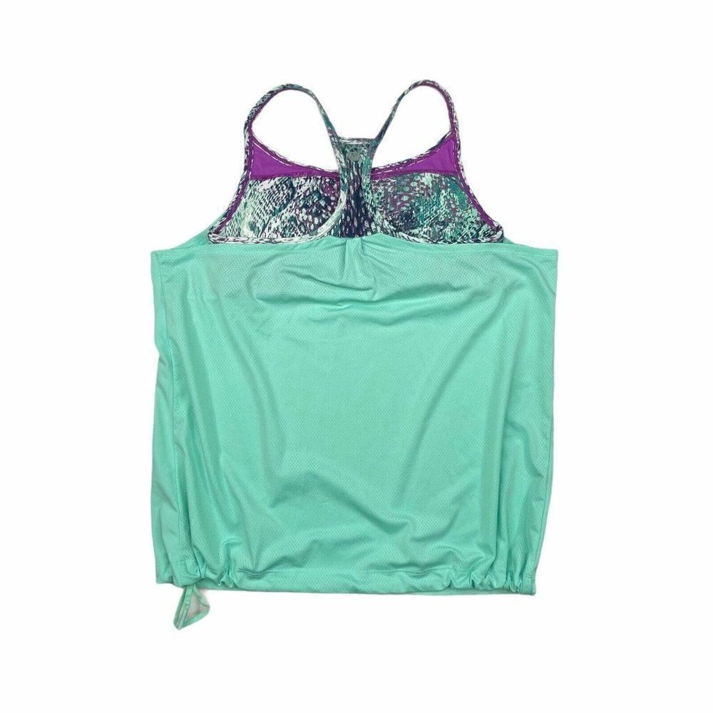 Fabletics Norwalk Tank Mint Green Built In Bra - Picture 3 of 8